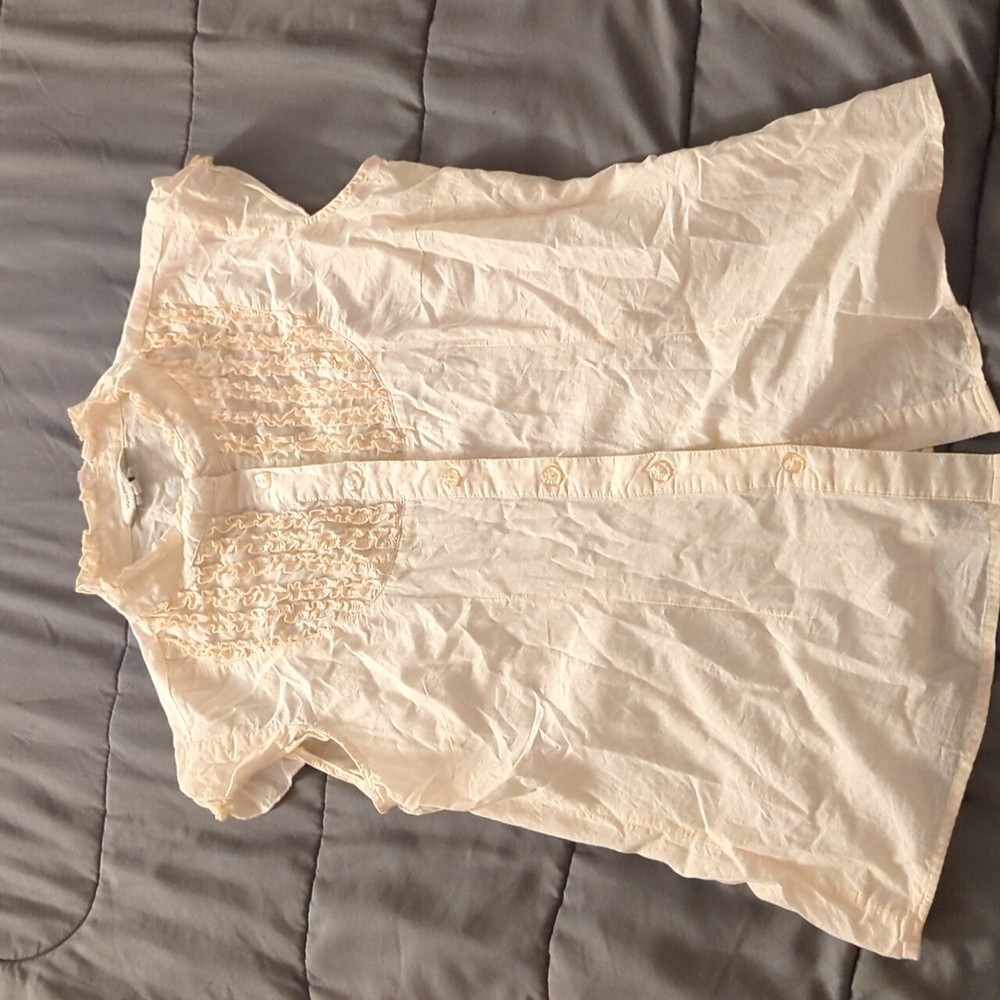 Cream colored blouse